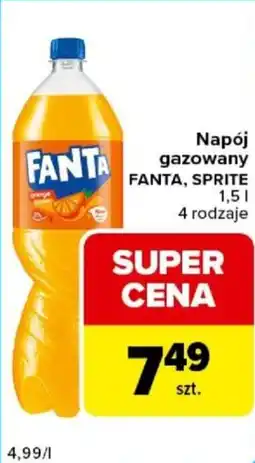 Carrefour Express Napój gazowany FANTA, SPRITE oferta