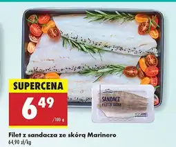 Biedronka Filet z sandacza ze skórą Marinero oferta