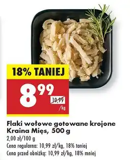 Biedronka Flaki wołowe gotowane krojone Kraina Mięs oferta