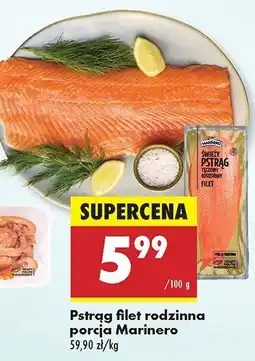 Biedronka Pstrąg filet rodzinna porcja Marinero oferta