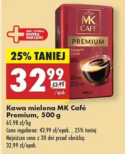Biedronka Kawa mielona MK Cafe Premium 500g oferta