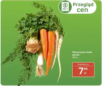 Biedronka Włoszczyzna młoda pęczek Biedronka oferta