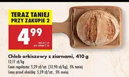 Biedronka Chleb orkiszowy z ziarnami Biedronka oferta