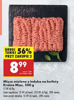 Biedronka Mięso mielone z indyka na kotlety Kraina Mięs oferta