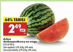 Biedronka Arbuz drobnopostkowy na wagę Biedronka oferta