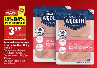 Biedronka Szynka konserwowa Kraina Wędlin oferta
