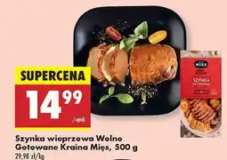 Biedronka Szynka wieprzowa wolno gotowana Kraina Mięs oferta