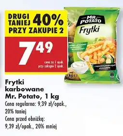 Biedronka Frytki karbowane Mr. Potato oferta