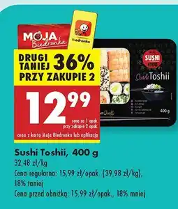 Biedronka Sushi Toshii oferta