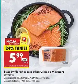 Biedronka Świeży filet z łososia atlantyckiego Marinero oferta