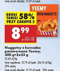 Biedronka Nuggetsy z kurczaka panierowane Yeemy oferta