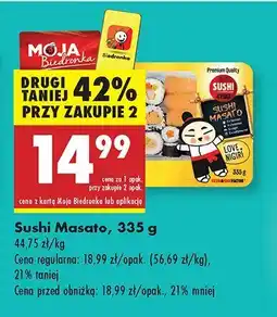 Biedronka Sushi Masato oferta