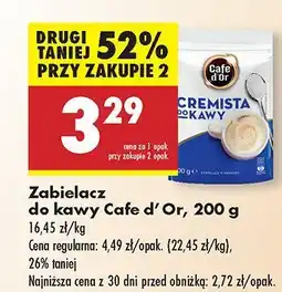 Biedronka Zabielacz do kawy Cafe d'Or oferta