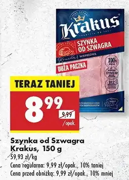 Biedronka Szynka od Szwagra Krakus oferta