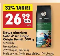 Biedronka Kawa ziarnista Cafe d'Or Single Origin Brasil oferta