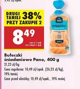 Biedronka Bułeczki śniadaniowe Pano oferta