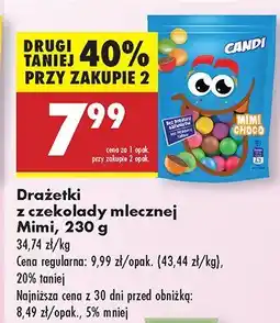 Biedronka Drażetki z czekolady mlecznej Mimi oferta