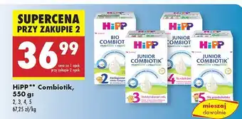 Biedronka Mleko modyfikowane HiPP Combiotik oferta