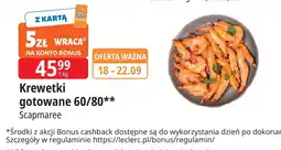 E.Leclerc Krewetki gotowane 60/80 Scapmaree oferta