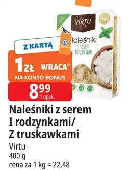 E.Leclerc Naleśniki z serem i rodzynkami/z truskawkami Virtu oferta