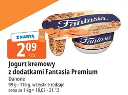 E.Leclerc Jogurt kremowy z dodatkami Fantasia Premium Danone oferta