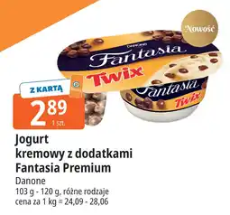 E.Leclerc Jogurt kremowy z dodatkami Fantasia Premium Twix Danone oferta