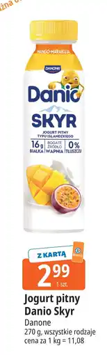 E.Leclerc Jogurt pitny Danio Skyr Danone oferta