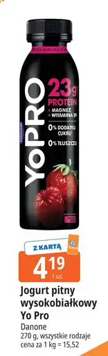 E.Leclerc Jogurt pitny wysokobiałkowy Yo Pro Danone oferta