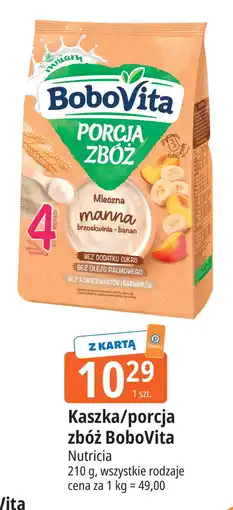 E.Leclerc Kaszka porcja zbóż BoboVita Nutricia oferta