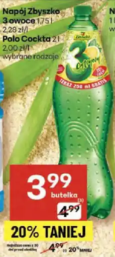 Delikatesy Centrum Napój izotoniczny Oshee Napój Zbyszko 3 owoce / Polo Cockta oferta