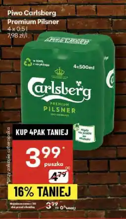 Delikatesy Centrum Piwo Carlsberg Premium Pilsner oferta