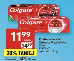 Delikatesy Centrum Pasta do zębów Colgate Max White oferta