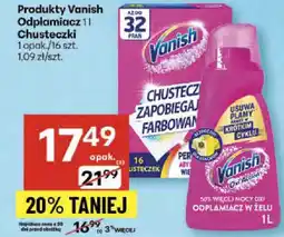 Delikatesy Centrum Produkty Vanish Odplamiacz Chusteczki oferta