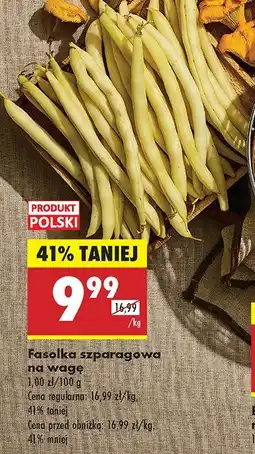 Biedronka Fasolka szparagowa na wagę Biedronka oferta