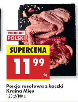 Biedronka Porcja rosołowa z kaczki Kraina Mięs oferta