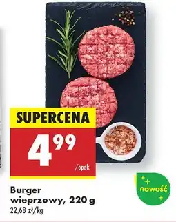 Biedronka Burger wieprzowy Kraina Mięs oferta