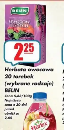 Sezamek Herbata owocowa Belin oferta