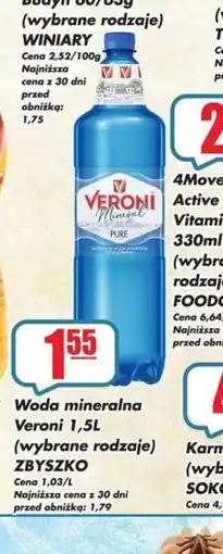 Sezamek Woda mineralna Veroni oferta