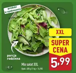ALDI Mix sałat XXL Aldi oferta