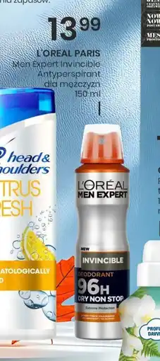Sekret Urody Antyperspirant L'Oreal Paris Men Expert Invincible oferta