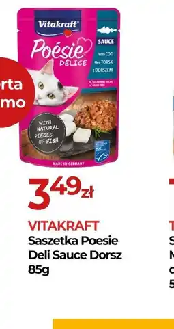 Zoo Karina Vitakraft Saszetka Poesie Deli Sauce Dorsz oferta