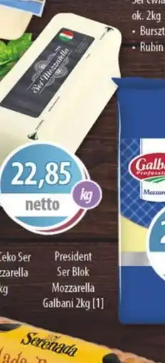 DUO-TES Ser President Mozzarella oferta