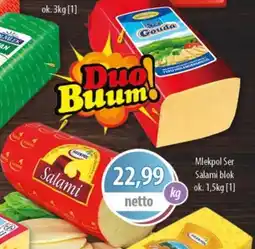 DUO-TES Mlekpol Ser Salami blok oferta