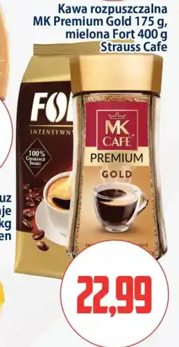 Kupiec Kawa rozpuszczalna MK Premium Gold / mielona Fort Strauss Cafe oferta
