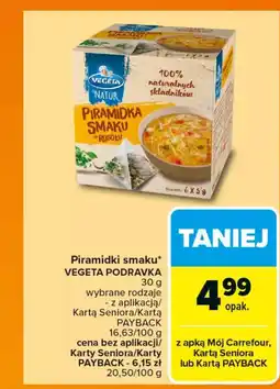 Carrefour Piramidki smaku vegeta podravka oferta