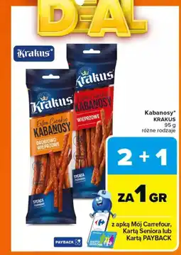 Carrefour Kabanosy Krakus oferta