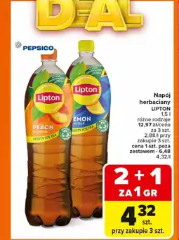 Carrefour Napój herbaciany lipton oferta