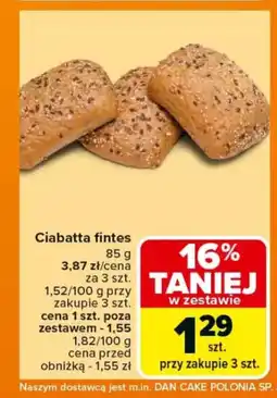 Carrefour Ciabatta fintes oferta