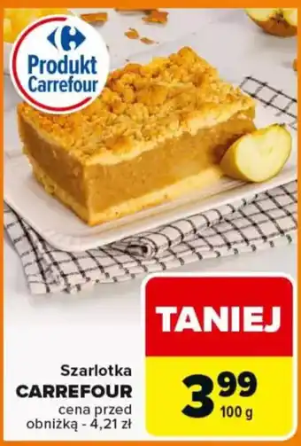 Carrefour Szarlotka carrefour oferta