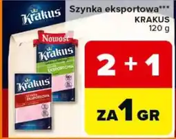 Carrefour Szynka eksportowa krakus oferta